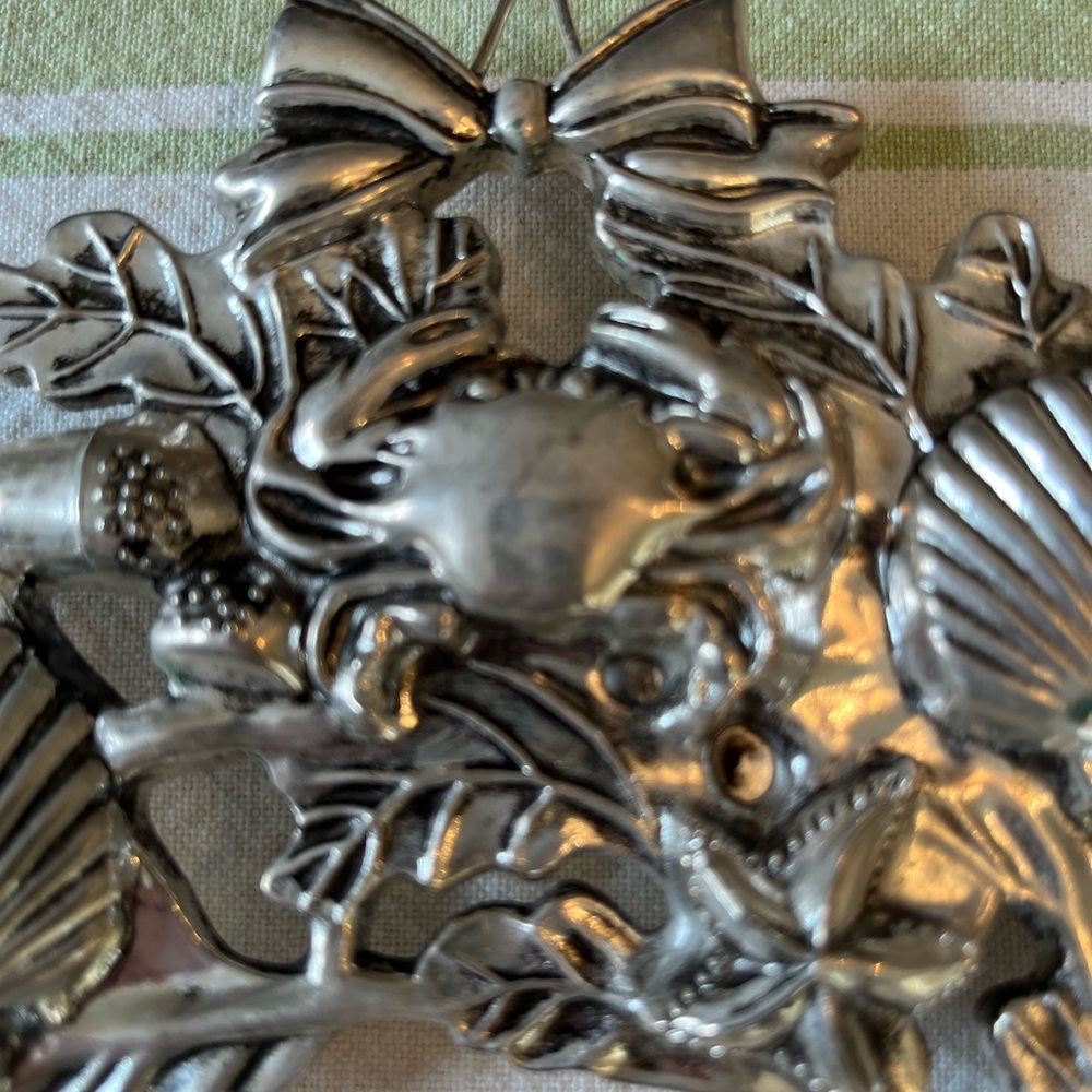 Vintage Godinger Sea Treasures Wreath Nautical Shells Wall Plaque Trivet - Picture 4 of 7